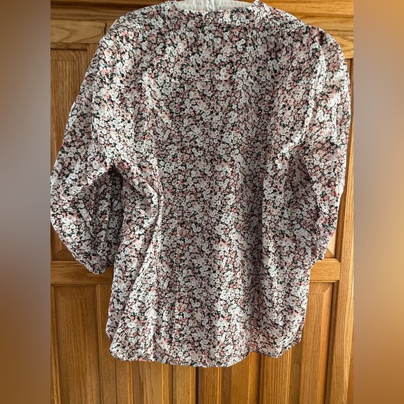 Ralph Lauren Floral Print Top - Pink, Black, White - Picture 4 of 6